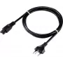 SYGONIX SY-5042688 cable de alimentación para aparatos, Schuko a IEC C13, 1,8 m, negro