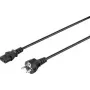 Sygonix SY-5042694 cable de alimentación CEE 7/7 a IEC C13 1,5 m negro