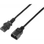 Sygonix SY-5243894 Cable de extensión de corriente IEC C13/C14, 5 m, negro