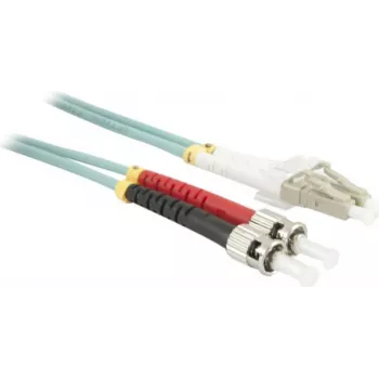 SYNERGY21 cable patch de fibra óptica OM3 LC-ST dúplex multimodo, 50/125µm, LSZH, azul S216286