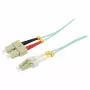 SYNERGY21 Cable de parcheo de fibra óptica 10 m LC-SC dúplex 50/125 µm OM3 LSZH aqua 2 mm