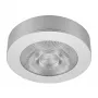 SYNERGY21 LED plafón empotrable Helios plateado redondo marco de superficie (S21-LED-ME009)