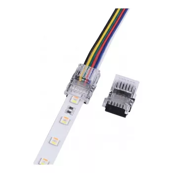 SYNERGY21 LED FLEX Strip Easy Connect conector de tira a cable 12mm RGB-CCT (RGB-WW)
