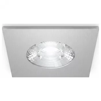 SYNERGY21 Foco LED de techo empotrable Helios Plata - Cuadrado - Blanco neutro