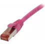 SYNERGY21 Cable de red RJ45 - CAT6 250MHz - 15m Magenta - S-STP (S/FTP) - TPE/LSZH (Superflex)