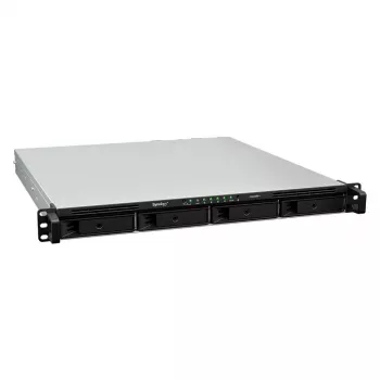 Synology RackStation RS826RP+ NAS rackmount 1U de 4 bahías, AMD Ryzen V1500B, 4GB DDR4 ECC, 4x 1GbE, fuente de alimentación redundante