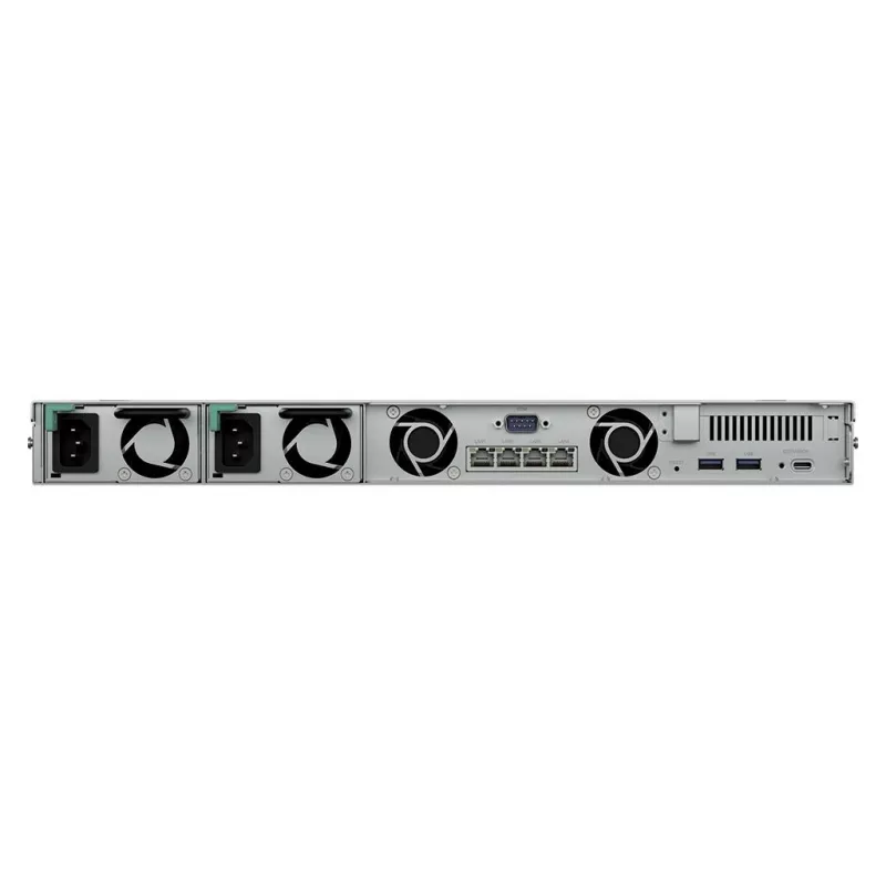 Synology RackStation RS826RP+ NAS rackmount 1U de 4 bahías, AMD Ryzen V1500B, 4GB DDR4 ECC, 4x 1GbE, fuente de alimentación redundante