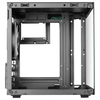 TACENS MARS MC-CUBE caja Micro-ATX, negra, cristal templado, ARGB, USB-C