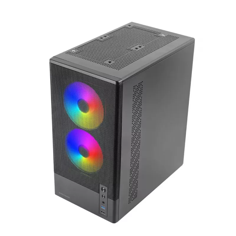 TACENS MARS MC-ONYX Caja torre mATX 3xARGB Negra