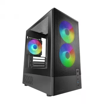 TACENS MARS MC-ONYX Caja torre mATX 3xARGB Negra
