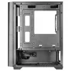 TACENS MARS MC-QUANTUM Caja semitorre ATX con 3 ventiladores FDB de 120mm + 1 ventilador ARGB de 120mm, USB-C, cristal templado, negro