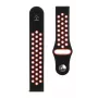 Correa de silicona doble táctica de 20 mm negra roja