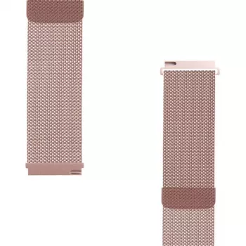 Correa de reloj magnética de acero inoxidable con cierre de 22mm rosa