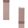 Correa de reloj magnética de acero inoxidable con cierre de 22mm rosa