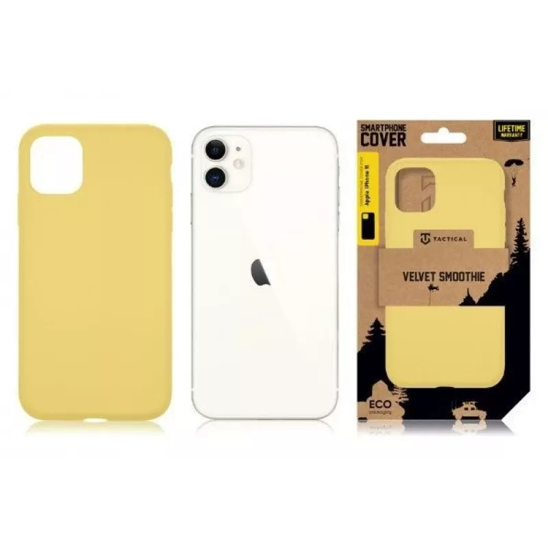 Funda Tactical Apple iPhone 11 Velvet Smoothie amarilla