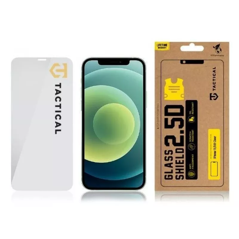 Tactical Cristal templado 0,33mm para Apple iPhone 11/XR Clear