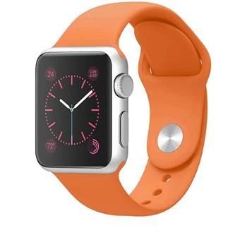 Correa de silicona táctica Apple para Apple Watch 44mm / 42mm naranja