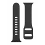 Correa de silicona táctica para Apple Watch 38/40/41mm con hebilla de aguja negra