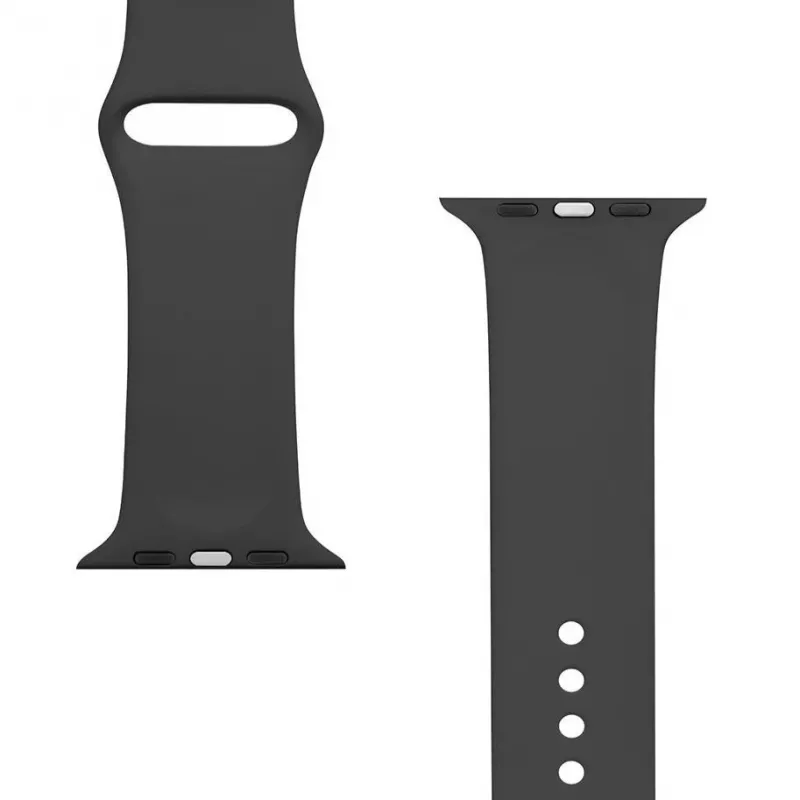 Tactical correa de silicona para Apple Watch 42/44/45mm negra