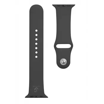 Tactical correa de silicona para Apple Watch 42/44/45mm negra