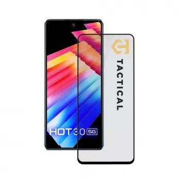 Tactical Glass Shield 5D para Infinix Hot 30 5G Negro