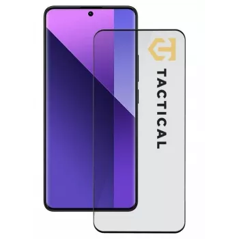 Tactical Protector de Cristal Glass Shield 5D para Xiaomi Redmi Note 13 Pro+ 5G Negro