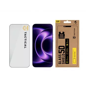 Tactical Glass Shield 5D Protector de Pantalla para Xiaomi 17 Ultra - Negro