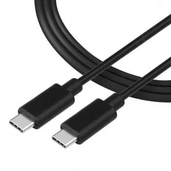 Tactical Smooth Thread cable USB-C/USB-C 1m negro