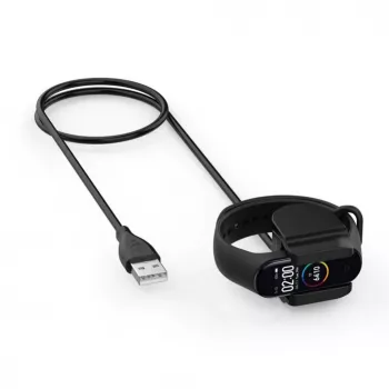 Cable de carga USB con clip Tactical para Xiaomi Mi Band 4 negro