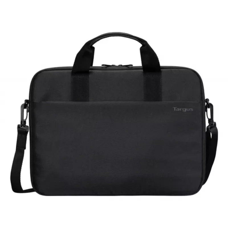 Targus Intellect Maletín slim con correa para portátiles de 15-16 pulgadas, Negro