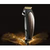 Taurus 902222000 Cortapelos y recortadora inalámbricos con pantalla LED, 39 ajustes de longitud, cuchillas de acero inoxidable, 120 min. de autonomía, negro