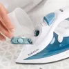 Plancha Taurus BALI 3200 X-SLIDE con suela cerámica, 3200 W, azul, blanco
