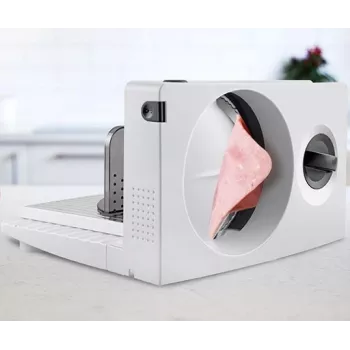 Cortadora eléctrica de fiambres plegable Taurus Cutmaster Compact 100 W blanca