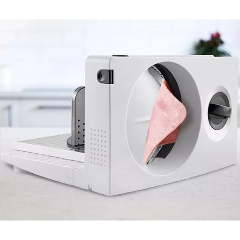 Cortadora eléctrica de fiambres plegable Taurus Cutmaster Compact 100 W blanca