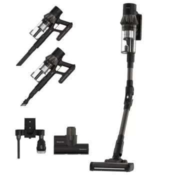 Taurus Homeland X9 Pro aspirador de batería para mascotas y coche, aspirador de palo inalámbrico, aspirador en seco, HEPA, sin bolsa, 0,7 L, 615 W, negro, marrón, 2,5 Ah