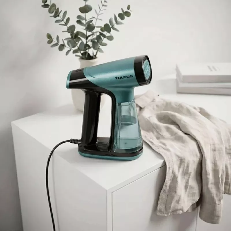 Plancha de vapor vertical Taurus Sliding Care ProSuction 1550 W 180 ml cian