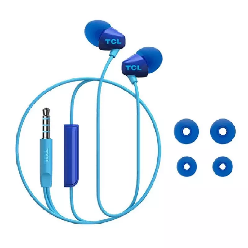 TCL SOCL100BL Auriculares in-ear con cable azules