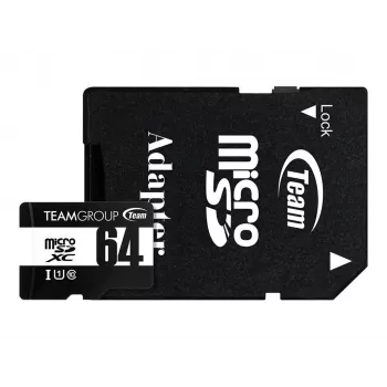Team Group GO Card microSDXC 64 GB Class 10 UHS-I U1 con adaptador SD