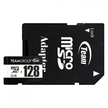 Team Group Team 128GB microSDXC UHS-I U3 V30 A1 Tarjeta de memoria con adaptador SD