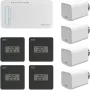 Kit de sistema de control de calefacción por radiadores inalámbrico multizona TECH 21 (controlador L-8e + actuadores STT-868)