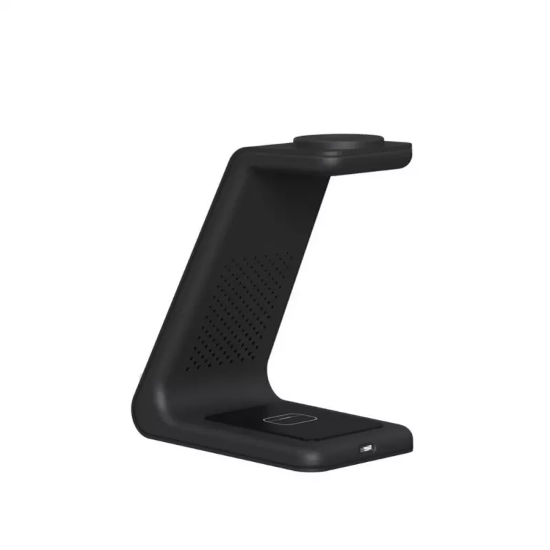 Tech-Protect A8 10W 3 en 1 Wireless Charging Stand para smartphone, auriculares, smartwatch - Negro