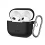 Tech-Protect Apple AirPods 3 funda de silicona con gancho negra