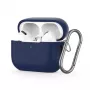 Tech-Protect Funda de silicona con gancho para Apple AirPods Pro 1 / 2 Azul