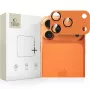 Tech-Protect CamFull Fit protector de lente de cámara para Apple iPhone 17 Pro Max - Cosmic Orange