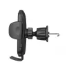 Tech-Protect CM15W-V1 soporte universal de móvil para coche con cargador Qi de 15W para salpicadero y rejilla de ventilación - negro