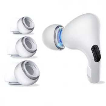 Tech-Protect Almohadillas para AirPods Pro 1/2 - S/M/L - Blanco (3 pares)