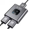 Tech-Protect Adaptador hub USB-C HB07 2 en 1 HDMI 4K 60Hz - gris