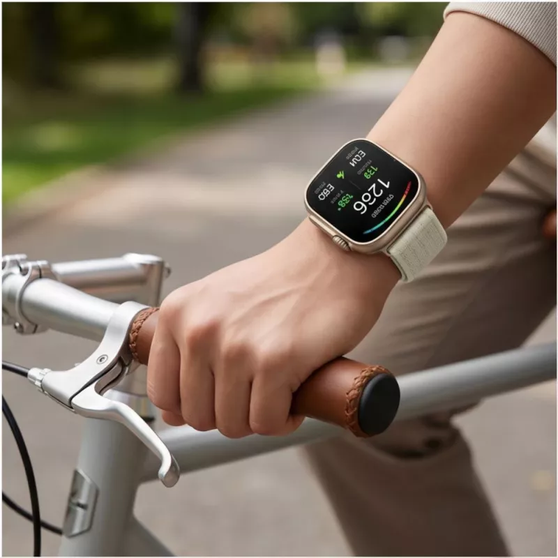 Tech-Protect Correa de nailon para Huawei Watch Fit 3 / 4 / 4 Pro / 5 / 5 Pro - blanca