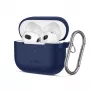 Tech-Protect Funda de silicona con gancho para Apple AirPods 3 - azul