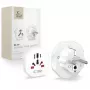 Tech-Protect Adaptador de viaje universal WL-09 de EU blanco